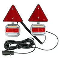 Jbm Magnetisches Set Mit 2 Led-piloten Und 2 Rückstrahlern Jbm Magnetisches Set Mit 2 Led-piloten Und 2 Rückstrahlern