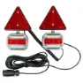 Jbm Magnetisches Set Mit 2 Led-piloten Und 2 Rückstrahlern, Black / green, One Size