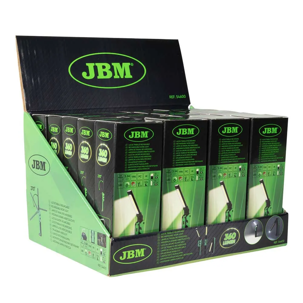 Jbm Mini Articulated Magnetic Led 360lm Taschenlampe, Black / green, One Size Jbm Mini Articulated Magnetic Led 360lm Taschenlampe, Black / green, One Size