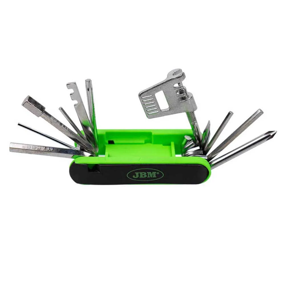 Jbm Multifunktionswerkzeug Für Fahrradreparatur, Black / green, One Size Jbm Multifunktionswerkzeug Für Fahrradreparatur, Black / green, One Size