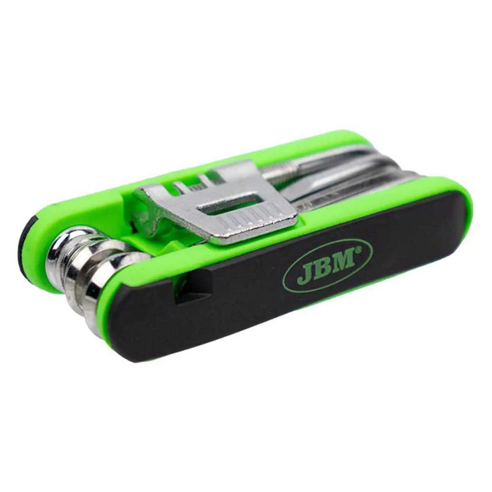 Jbm Multifunktionswerkzeug Für Fahrradreparatur, Black / green, One Size Jbm Multifunktionswerkzeug Für Fahrradreparatur, Black / green, One Size