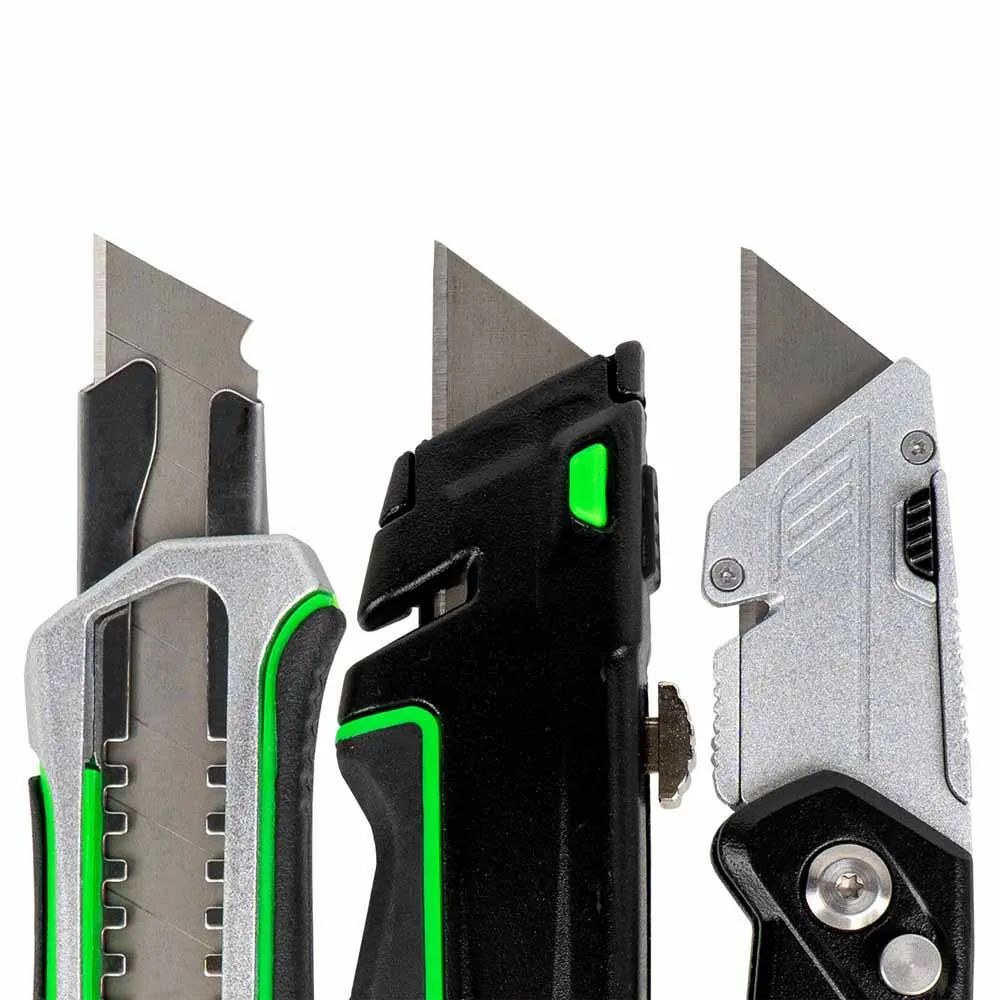 Jbm Set Mit 3 Professionellen Schneidern, Black / green, One Size Jbm Set Mit 3 Professionellen Schneidern, Black / green, One Size