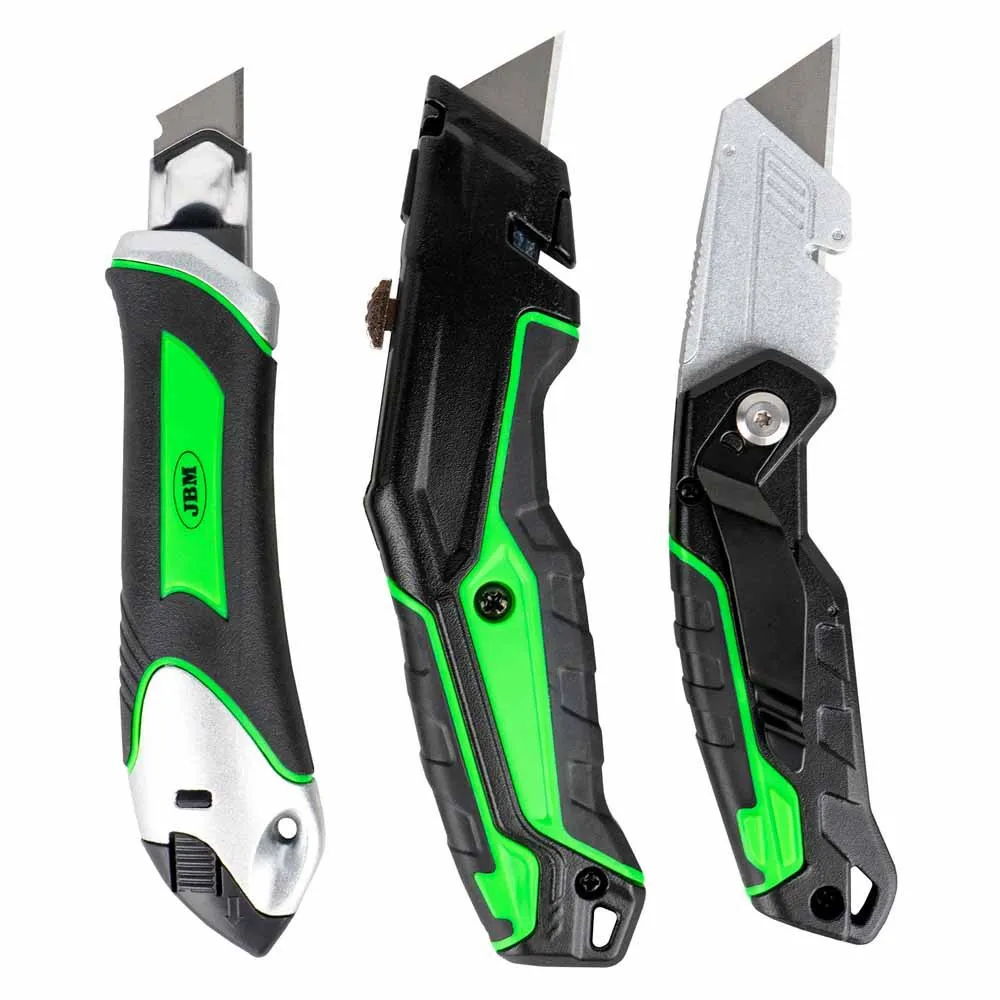 Jbm Set Mit 3 Professionellen Schneidern, Black / green, One Size Jbm Set Mit 3 Professionellen Schneidern, Black / green, One Size
