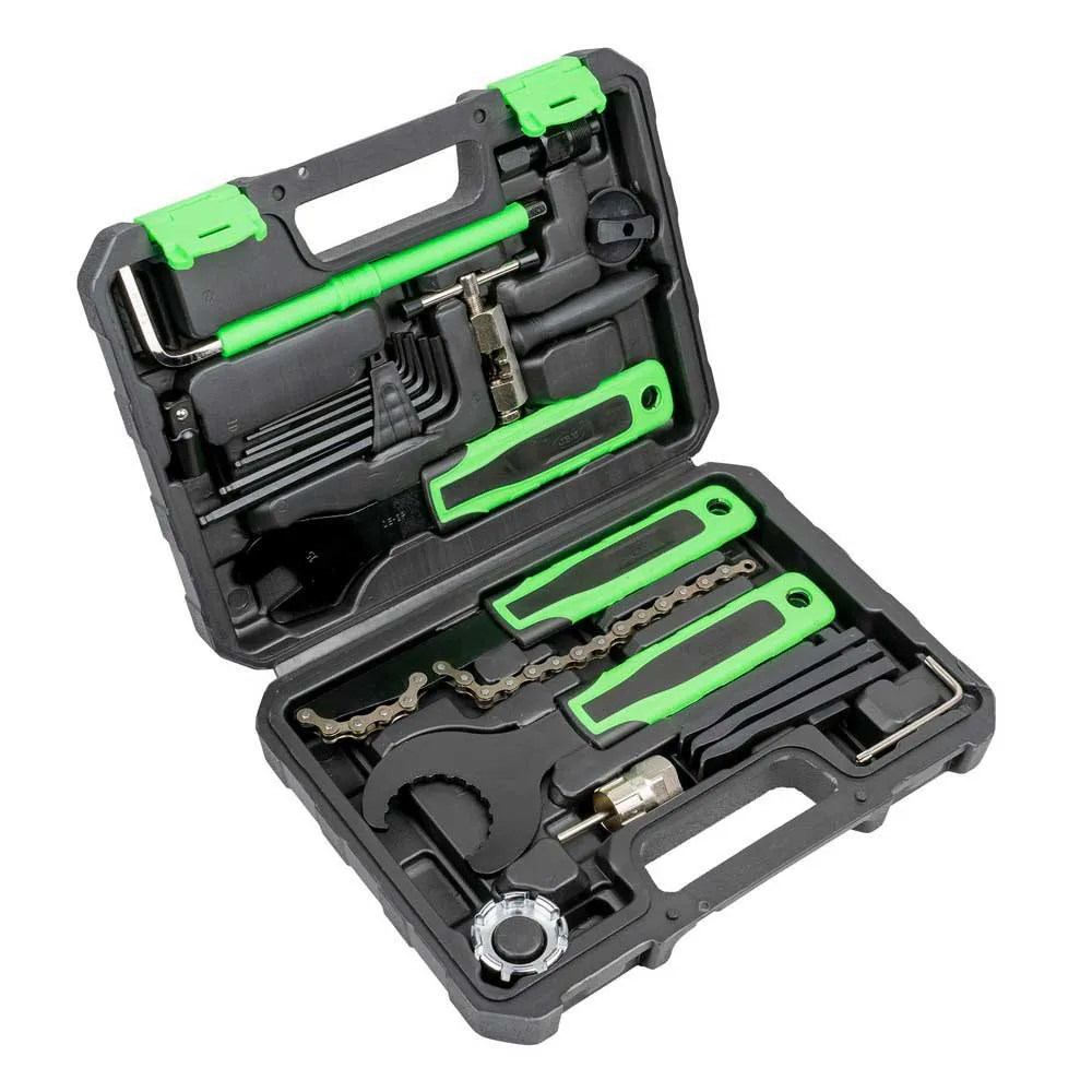 Jbm Werkzeugkoffer Für Fahrradreparatur 20 Stücke, Black / green, One Size Jbm Werkzeugkoffer Für Fahrradreparatur 20 Stücke, Black / green, One Size