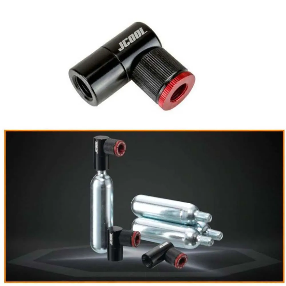 Jcool Co2 Inflator Head Adapter Pumpe, Black, One Size Jcool Co2 Inflator Head Adapter Pumpe, Black, One Size