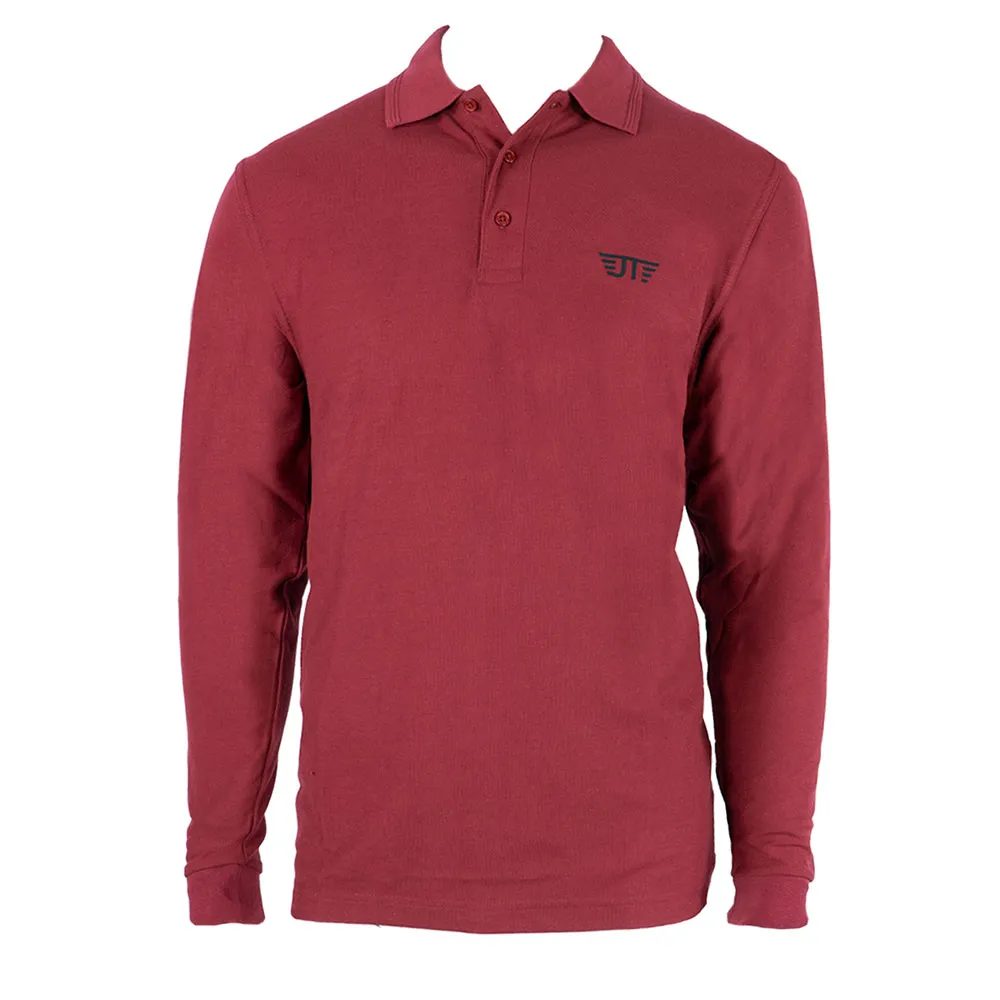 Jeanstrack Amberes Langarm-polo