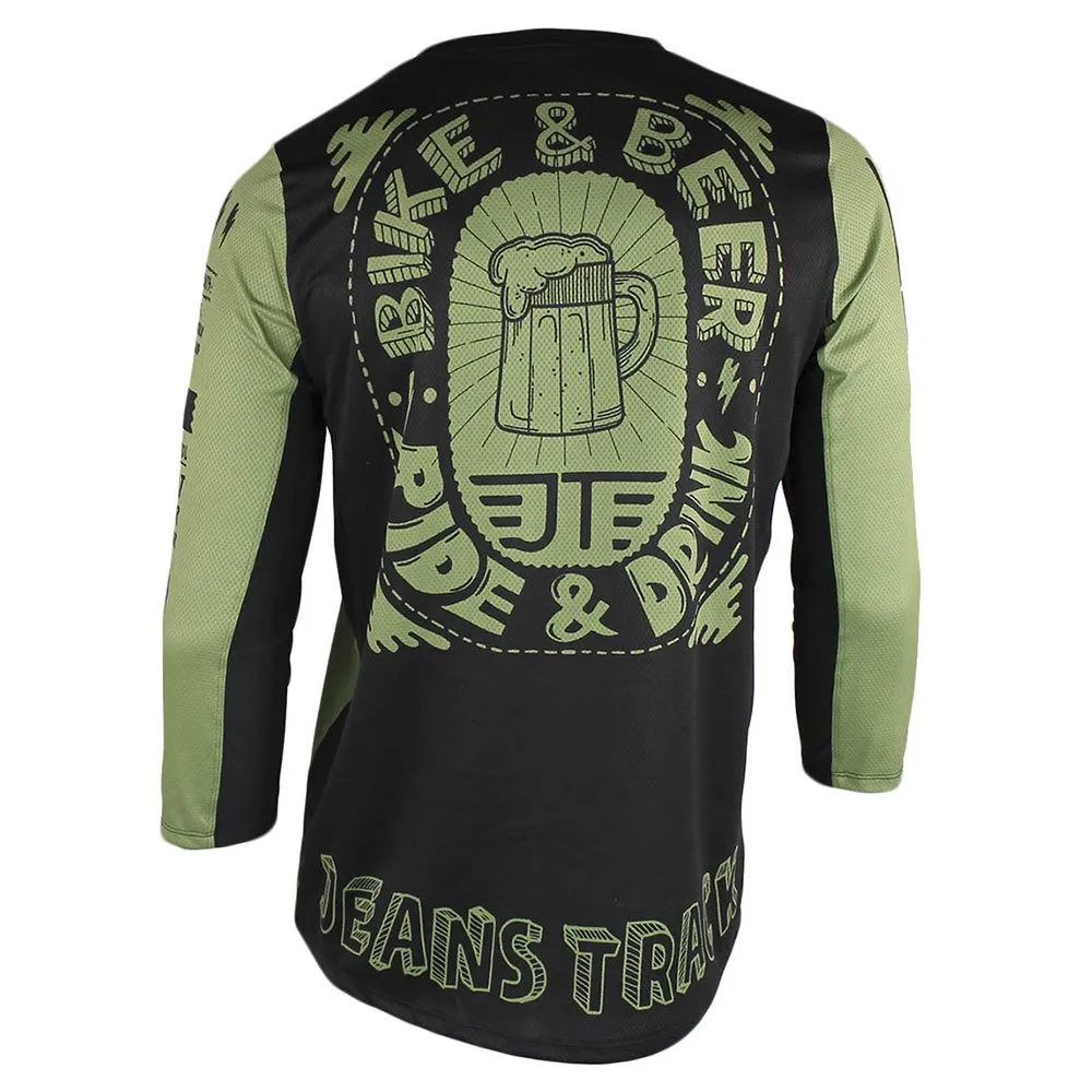 Jeanstrack Bike And Beer Enduro-trikot Mit 3/4-Ärmeln Jeanstrack Bike And Beer Enduro-trikot Mit 3/4-Ärmeln