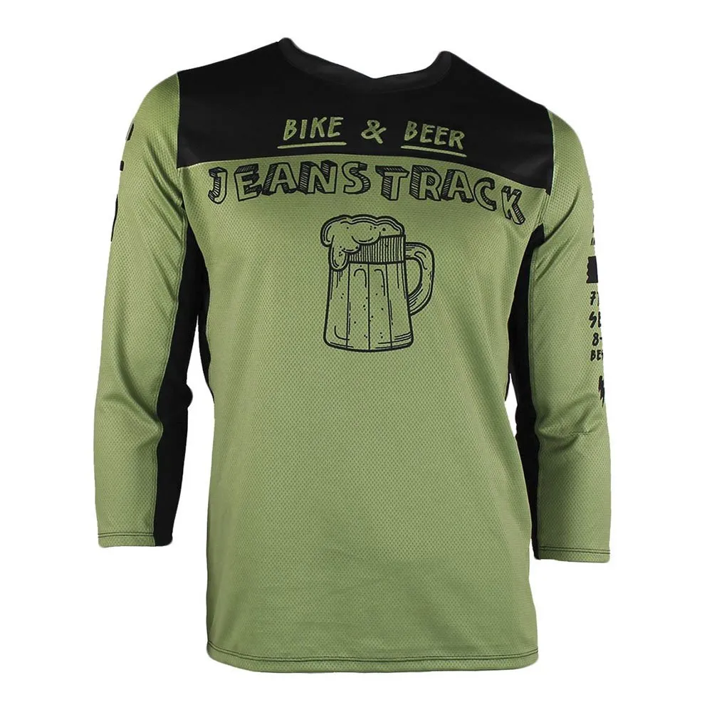 Jeanstrack Bike And Beer Enduro-trikot Mit 3/4-Ärmeln Jeanstrack Bike And Beer Enduro-trikot Mit 3/4-Ärmeln