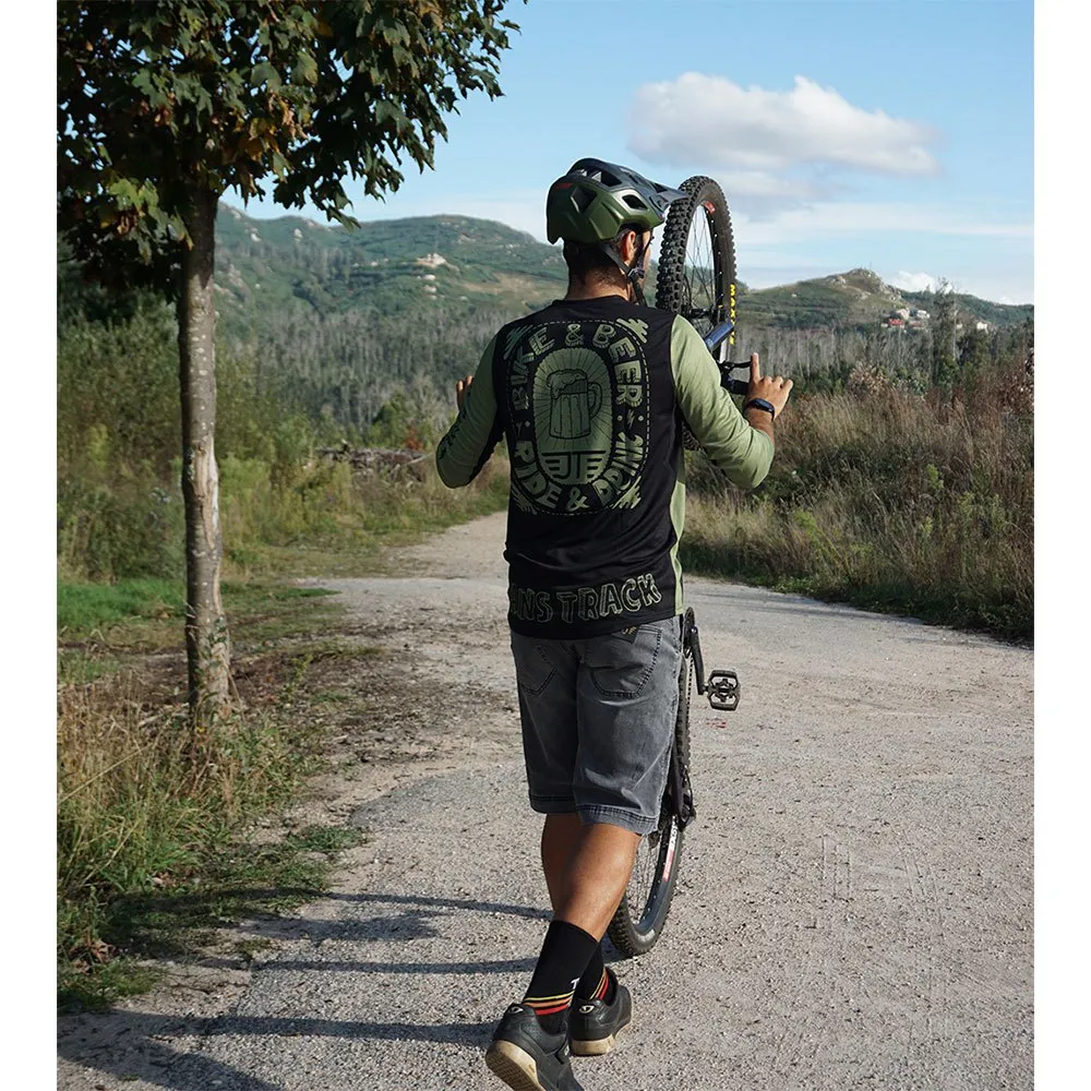 Jeanstrack Bike And Beer Enduro-trikot Mit 3/4-Ärmeln