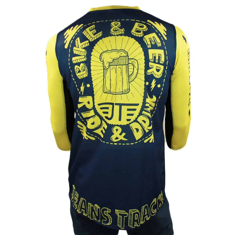 Jeanstrack Bike&beer Enduro-trikot Mit 3/4-Ärmeln Jeanstrack Bike&beer Enduro-trikot Mit 3/4-Ärmeln