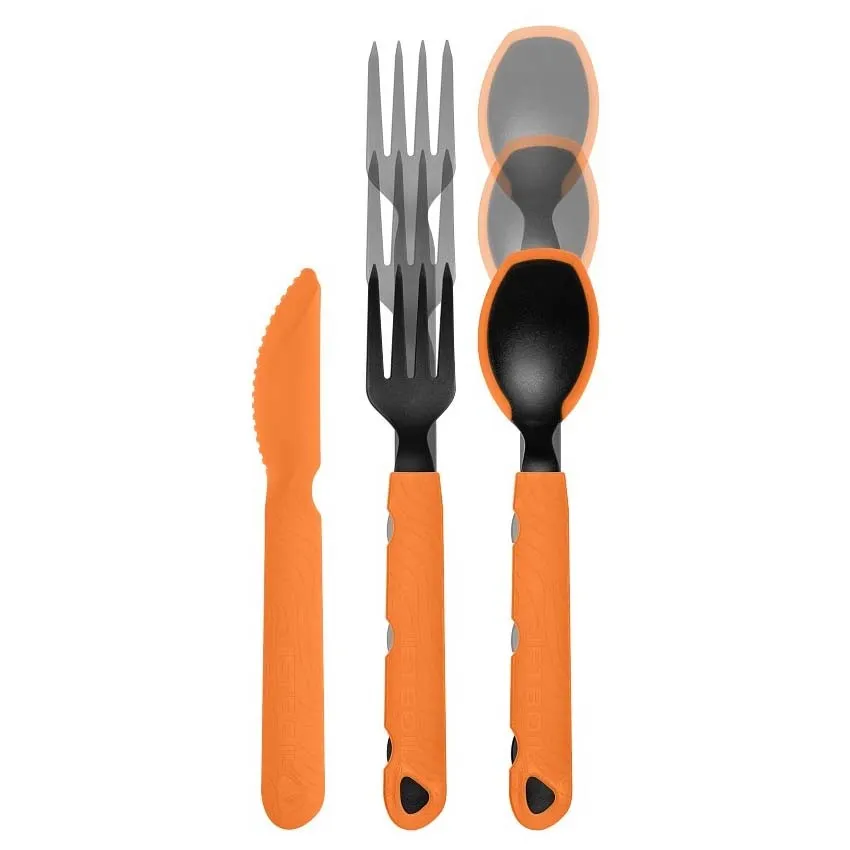 Jetboil Trailware Besteckset, Black / orange, One Size Jetboil Trailware Besteckset, Black / orange, One Size