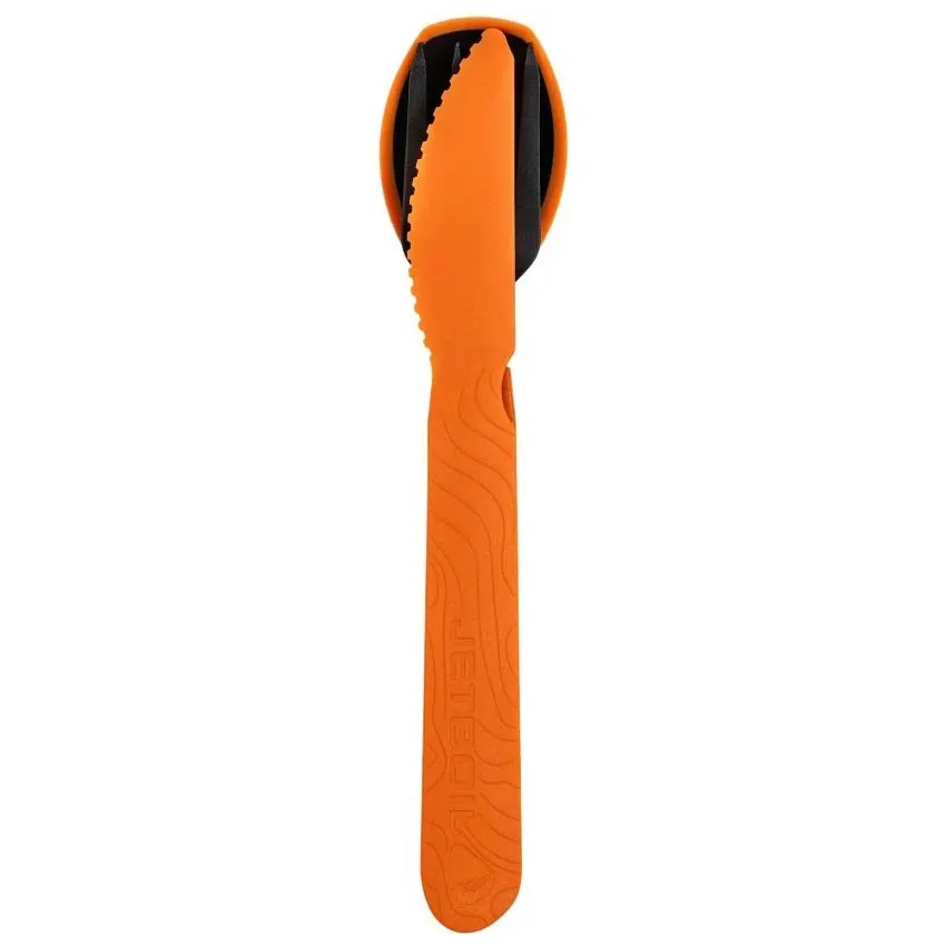 Jetboil Trailware Besteckset, Black / orange, One Size Jetboil Trailware Besteckset, Black / orange, One Size