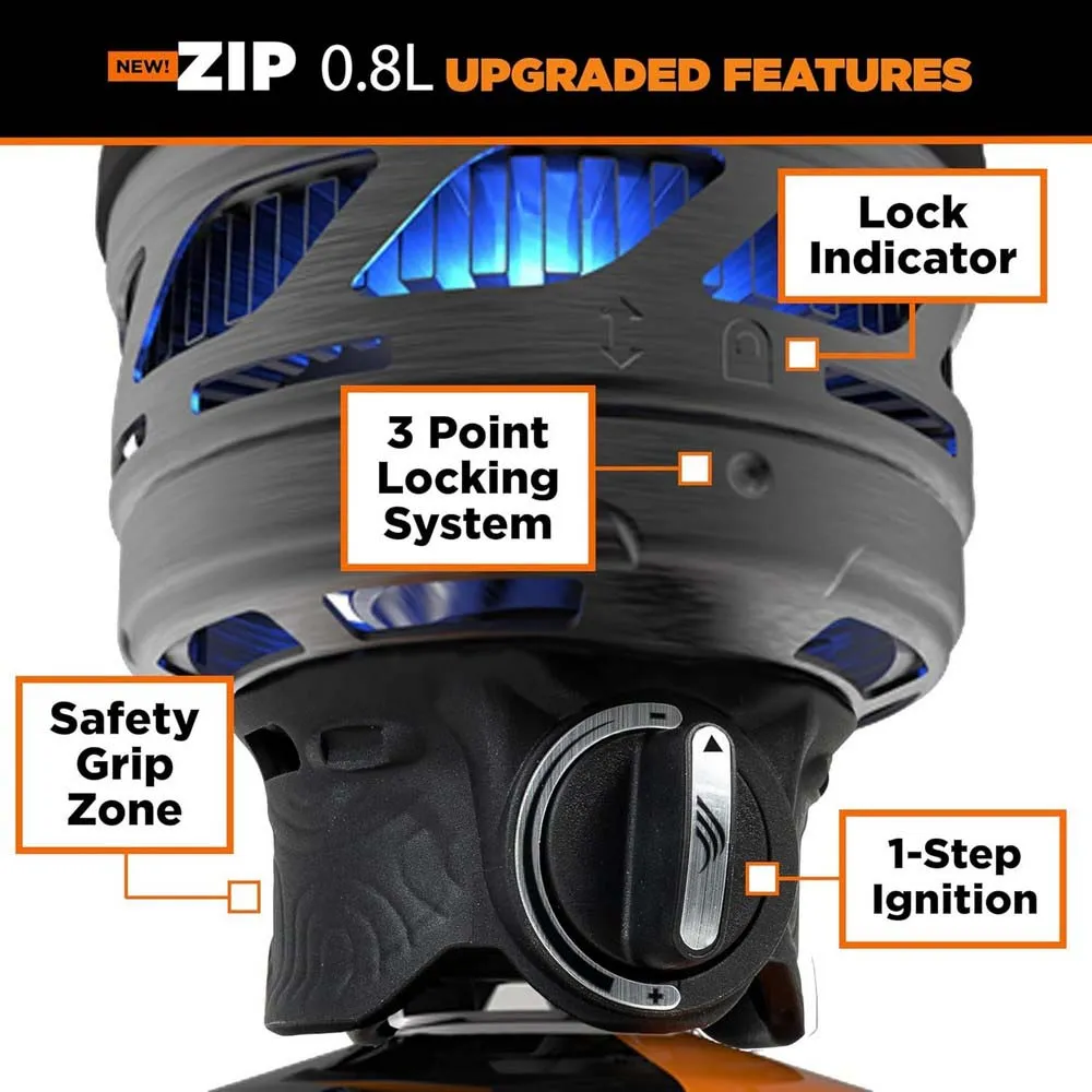 Jetboil Zip 0.8l Campingkocher, Carbon, One Size Jetboil Zip 0.8l Campingkocher, Carbon, One Size