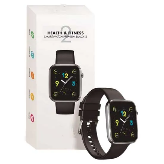 Jocca Pharma Premium Rounded 2 Smartwatch, Black Jocca Pharma Premium Rounded 2 Smartwatch, Black