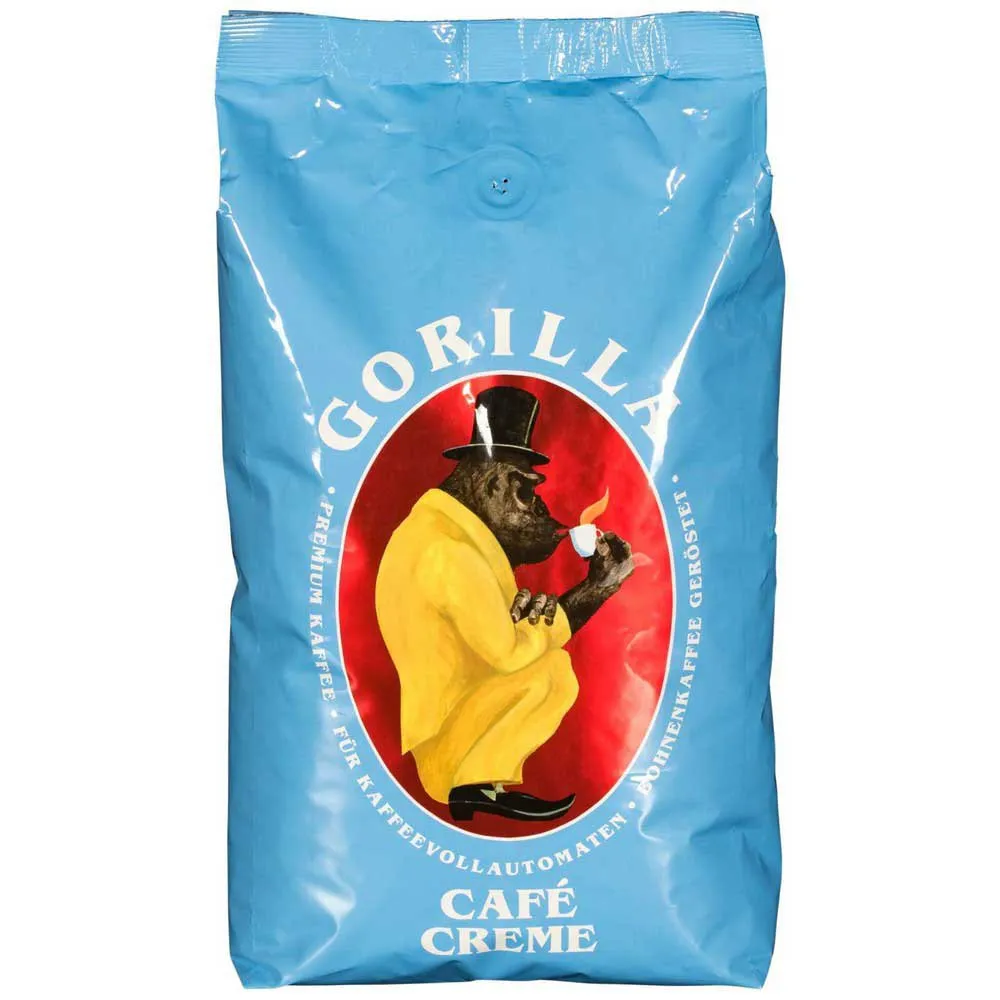Joerges Gorilla Creme Kaffeebohnen 1kg, Blue, One Size Joerges Gorilla Creme Kaffeebohnen 1kg, Blue, One Size