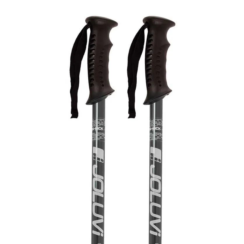 Joluvi Ario Stöcke, Grey / black, 65-135cm Joluvi Ario Stöcke, Grey / black, 65-135cm