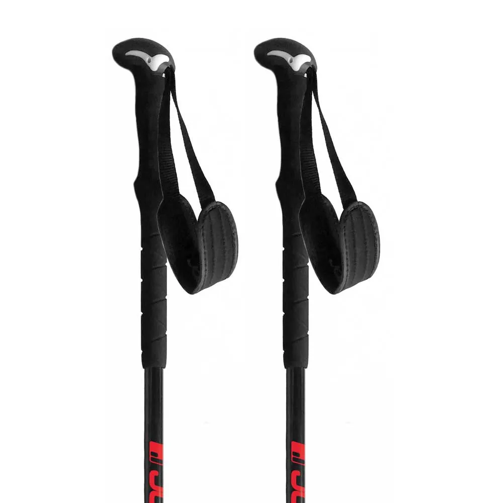 Joluvi Carbon Klamp 2.0 Stöcke, Black / red, 65-135cm Joluvi Carbon Klamp 2.0 Stöcke, Black / red, 65-135cm