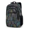Joluvi Full Prints Rucksack, Black / blue / yellow / pink