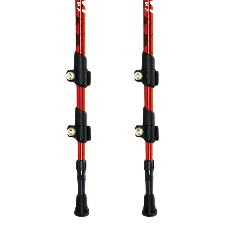 Joluvi Klamp Stöcke, Red / black, 67-137cm Joluvi Klamp Stöcke, Red / black, 67-137cm
