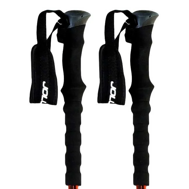 Joluvi Klamp Stöcke, Red / black, 67-137cm Joluvi Klamp Stöcke, Red / black, 67-137cm
