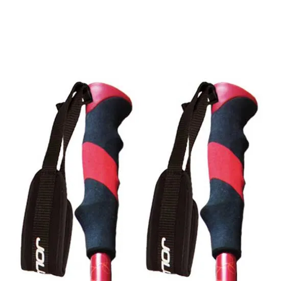 Joluvi Naranjo Stöcke, Red / black, 65-135cm Joluvi Naranjo Stöcke, Red / black, 65-135cm