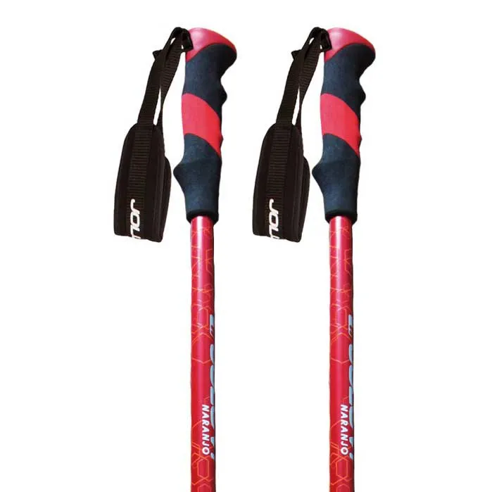 Joluvi Naranjo Stöcke, Red / black, 65-135cm Joluvi Naranjo Stöcke, Red / black, 65-135cm
