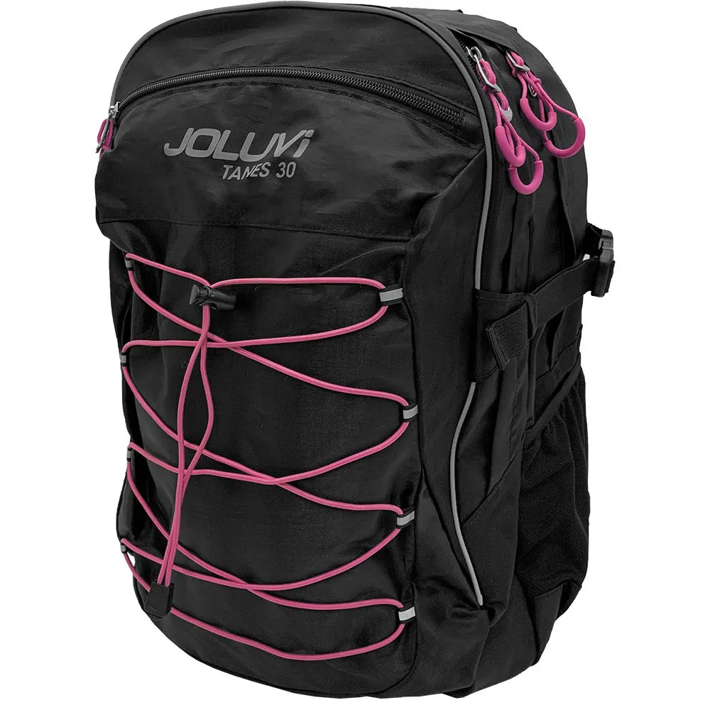 Joluvi Tanes 30l Rucksack, Black / pink Joluvi Tanes 30l Rucksack, Black / pink