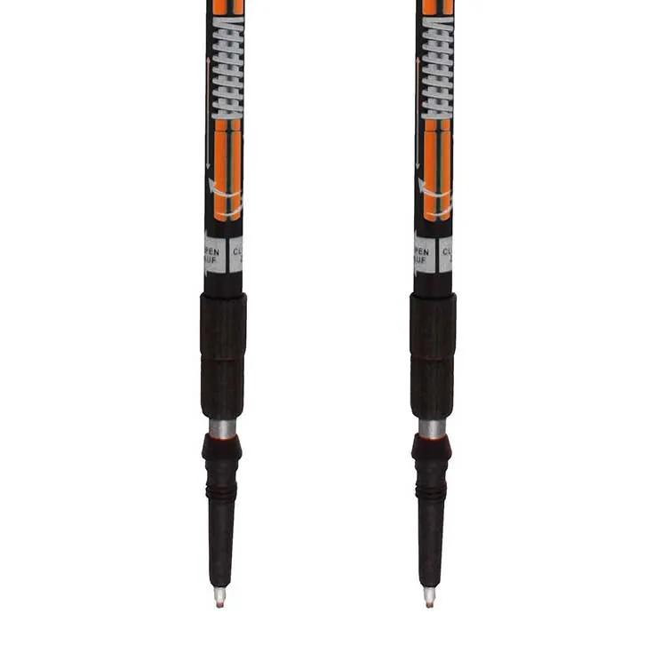 Joluvi Tuiza Stöcke, Orange / black, 62-135cm Joluvi Tuiza Stöcke, Orange / black, 62-135cm