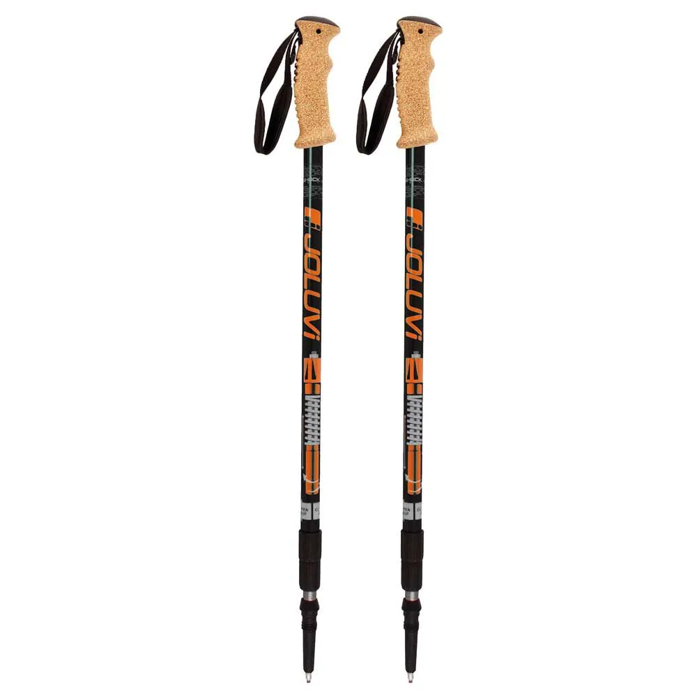 Joluvi Tuiza Stöcke, Orange / black, 62-135cm Joluvi Tuiza Stöcke, Orange / black, 62-135cm