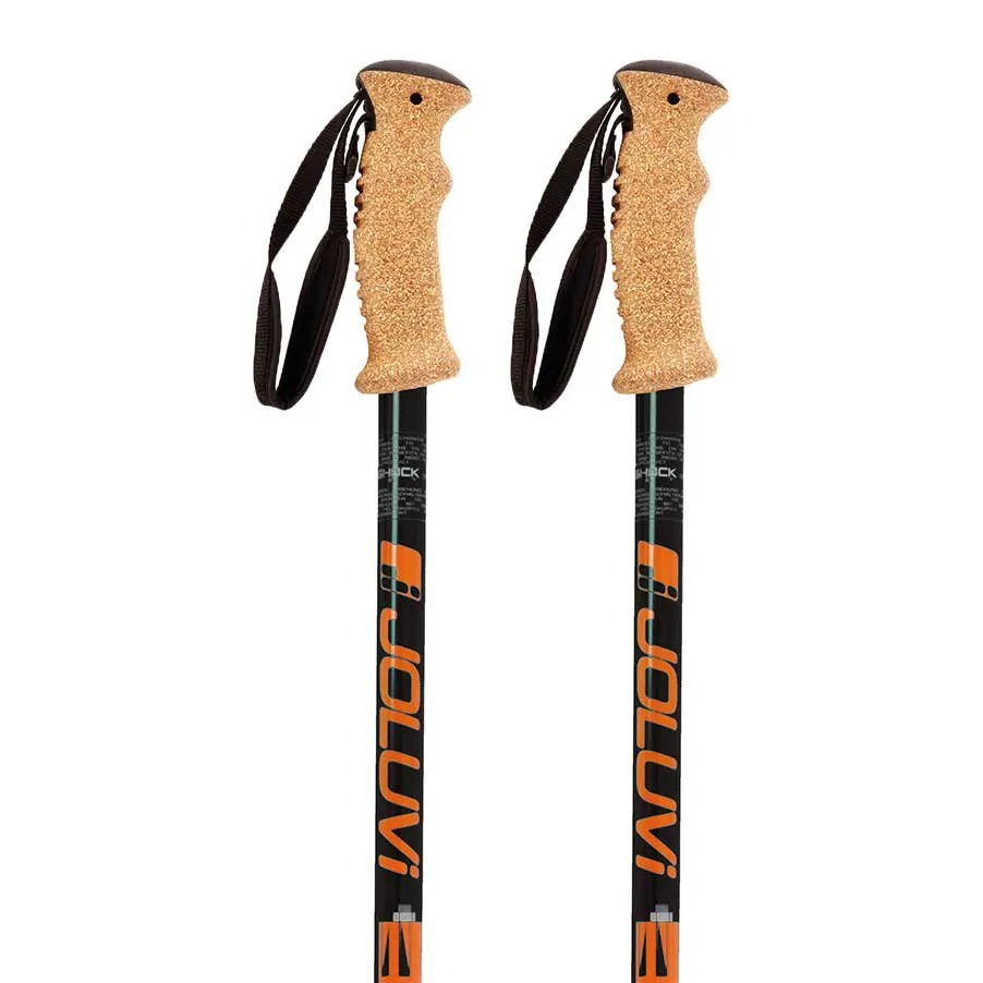 Joluvi Tuiza Stöcke, Orange / black, 62-135cm Joluvi Tuiza Stöcke, Orange / black, 62-135cm