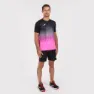 Joma Elite Vii Kurzarm-t-shirt male, Black / fluor pink / white
