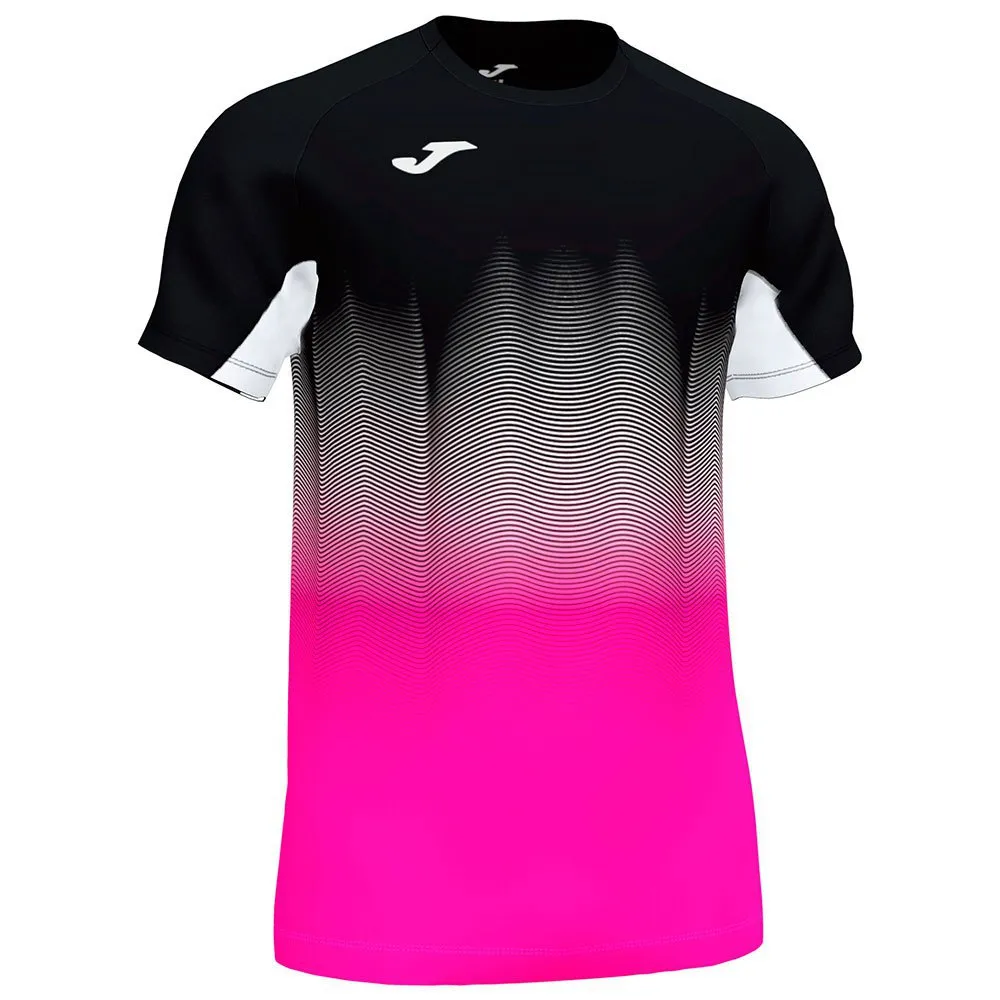 Joma Elite Vii Kurzarm-t-shirt male, Black / fluor pink / white Joma Elite Vii Kurzarm-t-shirt male, Black / fluor pink / white