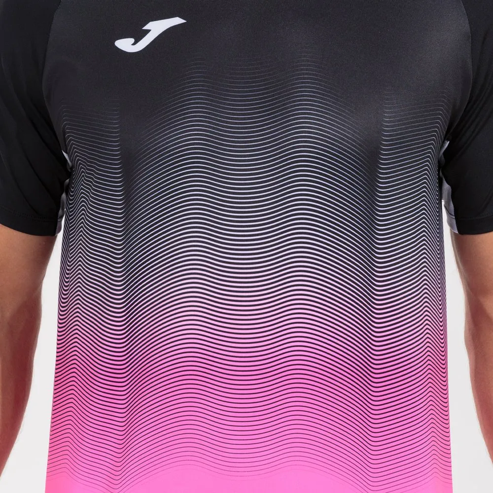 Joma Elite Vii Kurzarm-t-shirt male, Black / fluor pink / white Joma Elite Vii Kurzarm-t-shirt male, Black / fluor pink / white