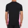 Joma Elite Vii Kurzarm-t-shirt male, Black / fluor pink / white