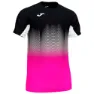 Joma Elite Vii Kurzarm-t-shirt male, Black / fluor pink / white