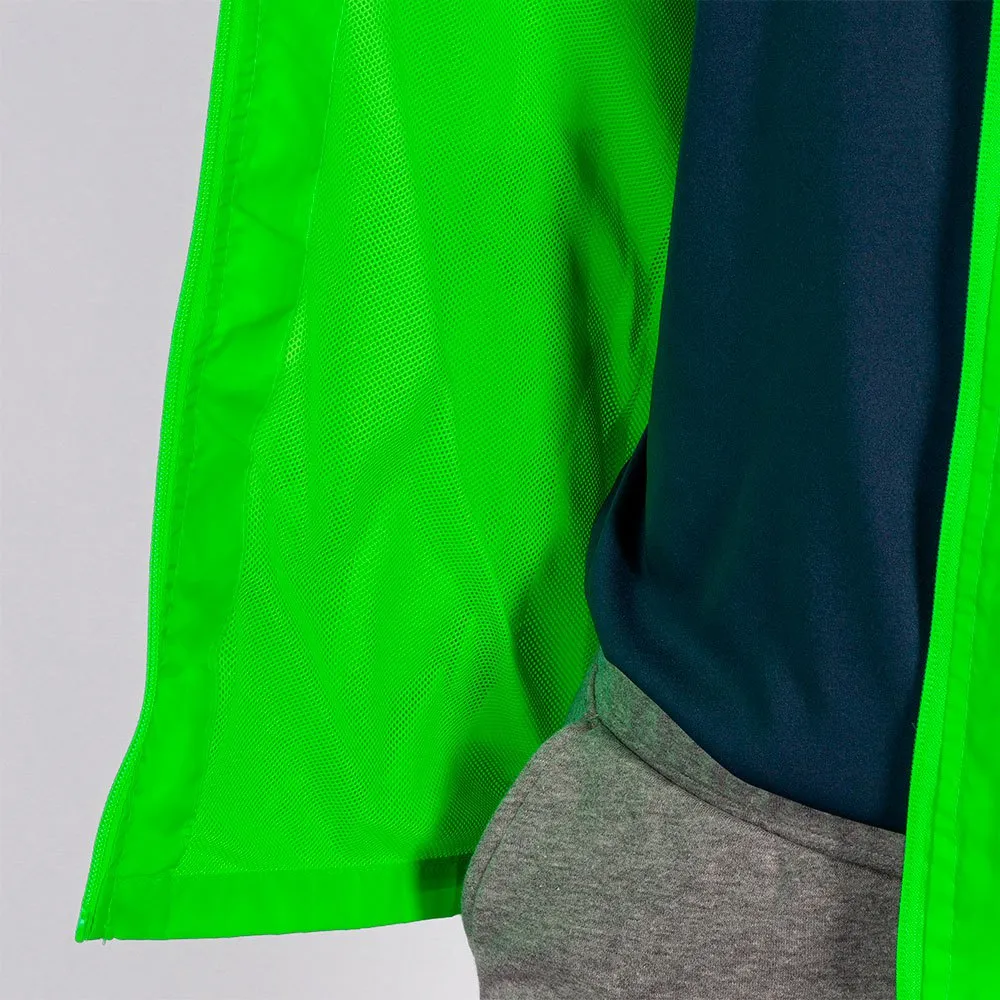 Joma Rain Jacke male, Iris / green fluor