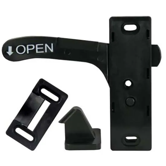 Jr Products Amerimax Lh Fliegengittertürverschluss, Black, One Size Jr Products Amerimax Lh Fliegengittertürverschluss, Black, One Size