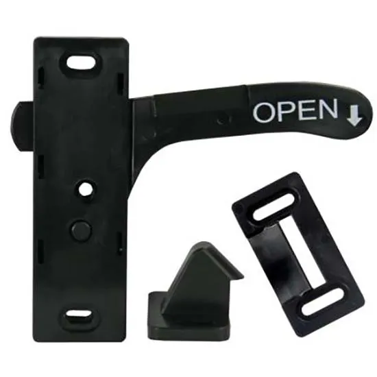 Jr Products Amerimax Rh Fliegengittertürverschluss, Black, One Size Jr Products Amerimax Rh Fliegengittertürverschluss, Black, One Size