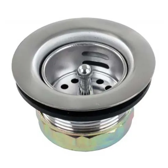 Jr Products Drücken Sie Den Spülbeckensieb In Den Korb, Grey, One Size Jr Products Drücken Sie Den Spülbeckensieb In Den Korb, Grey, One Size