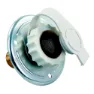 Jr Products Pt Metall Wasserflansch 1/2 M, Aluminium, One Size