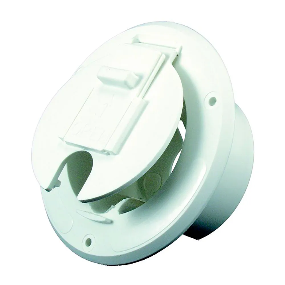 Jr Products Runde Kabeldurchführung, Polar white, 109.53mm Jr Products Runde Kabeldurchführung, Polar white, 109.53mm