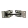 Jr Products T Style Edelstahl Türhalter, Grey, 101.60mm