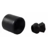 Jr Products Türenhalter Für Stoßfänger Mit Niedrigem Profil, Black, 38.1 x 31.75mm