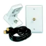 Jr Products Tv-installationsset Für Innen-und Außenbereich, Polar white, One Size