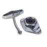Jr Products Winkel-kolben-türstopper 76.2 Mm, Silver, One Size