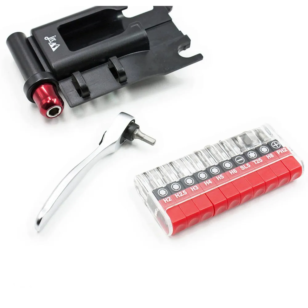 Jrc Components Mini Ratschenwerkzeugsatz, Black / silver, One Size Jrc Components Mini Ratschenwerkzeugsatz, Black / silver, One Size