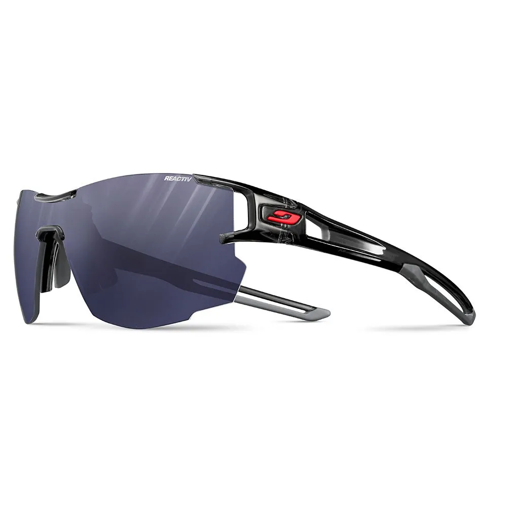 Julbo Aerolite Photochrome Polarisierte Sonnenbrille, Grey / black / clear, Reactiv Perforomance/CAT0-3 Julbo Aerolite Photochrome Polarisierte Sonnenbrille, Grey / black / clear, Reactiv Perforomance/CAT0-3