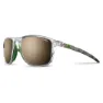 Shiny translucent gray / camo / green