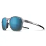 Translucent gray / brown / dark blue