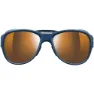 Julbo Explorer 2.0 Reactiv Cameleon Photochrome Sonnenbrille, Mat blue / cyan blue, Reactiv Cameleon Brown/CAT2-4